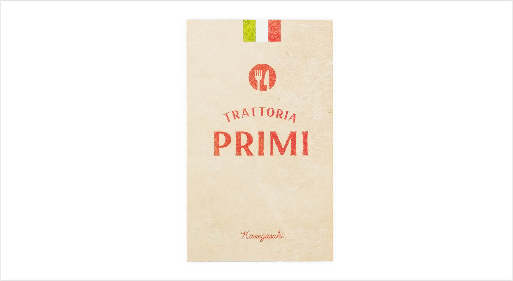 TORATTORIA PRIMI / ショップカード制作