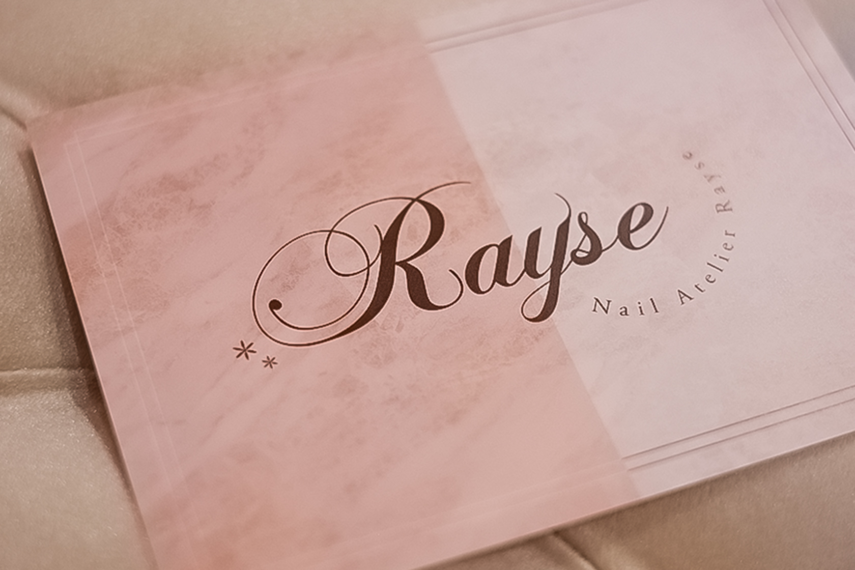 Nail Atelier Rayse / ロゴタイプ・名刺・フライヤー